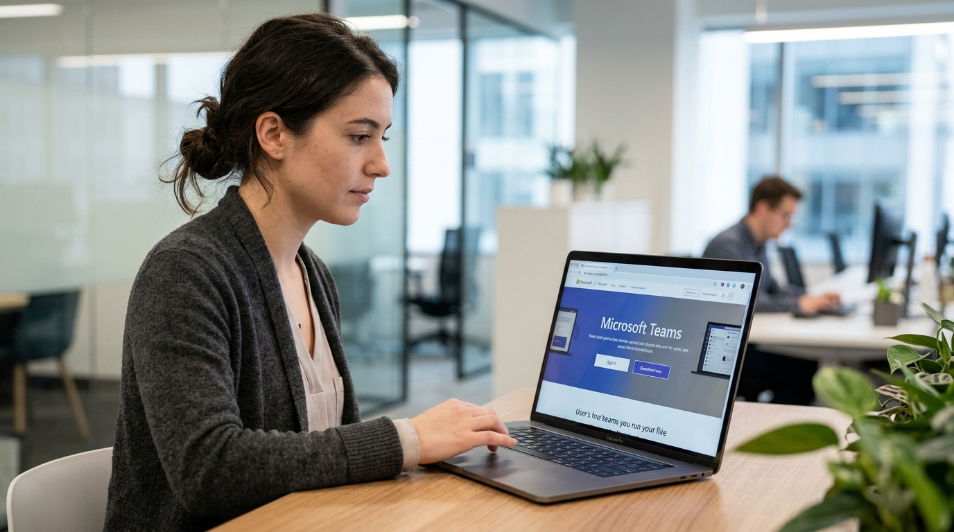 Teams官网入口 teams.microsoft.com 浏览器截图