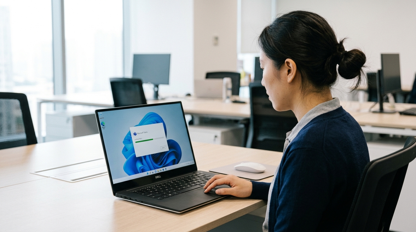 Windows电脑Teams下载安装过程截图