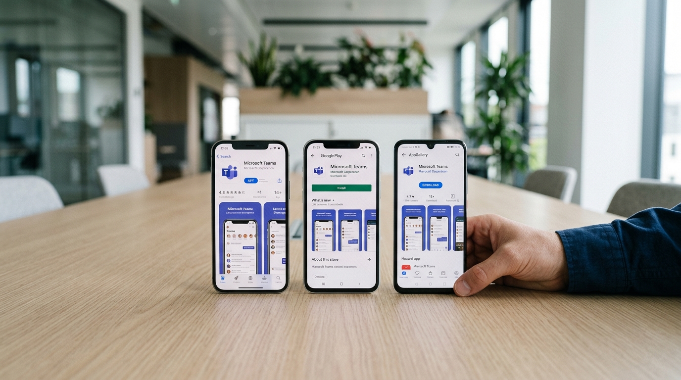 手机端Teams下载:iOS App Store与安卓应用商店入口对比